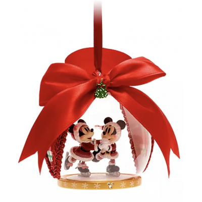 Disney Mickey and Minnie Festive Hanging Ornament (christmas)