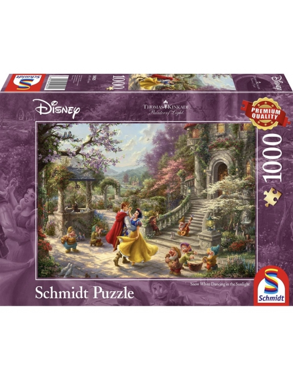 Thomas Kinkade puzzel - Snow White Dancing in the Sunlight