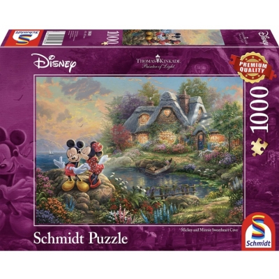 Thomas Kinkade puzzel - Mickey and Minnie Sweetheart Cove