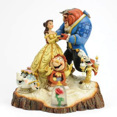 Disney Traditions Beauty and the Beast Carved By Heart 4031487