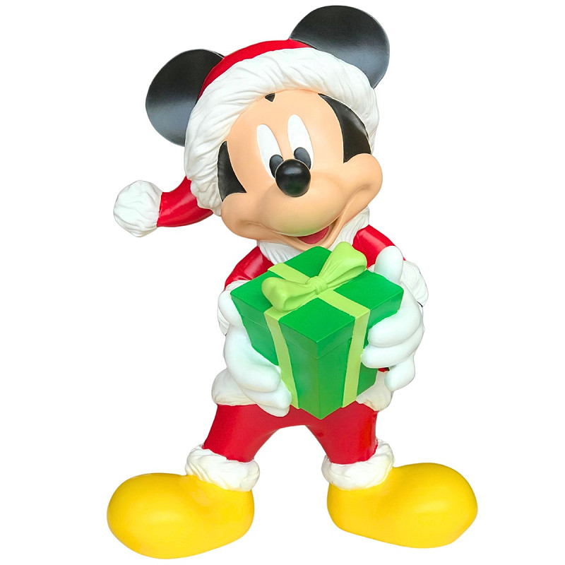 Disney Home Seasonal Statue Mickey With Present (medium)