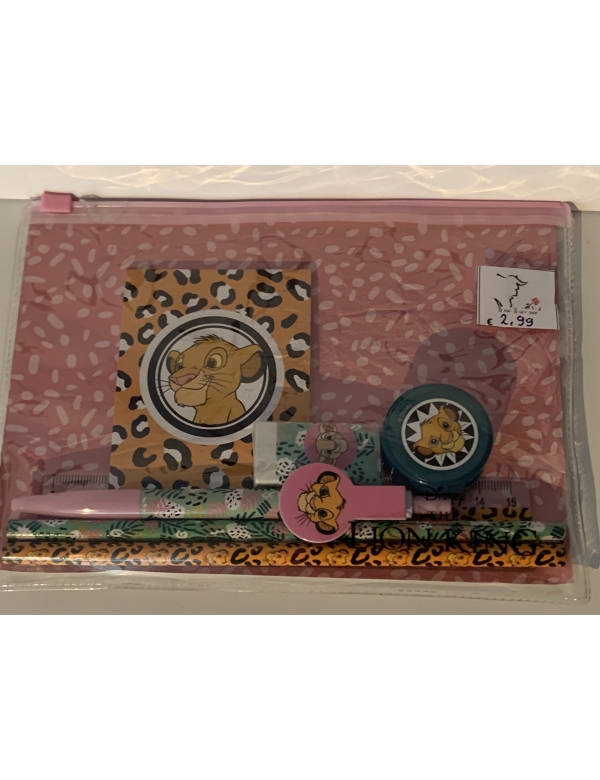 Schoolset Lion King etui Schoolset Lion King etui
