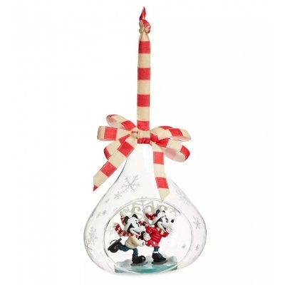 Disney Mickey and Minnie Mouse Skating 2021 Hanging Ornament (christmas)
