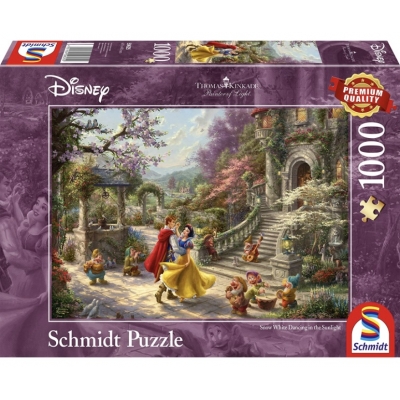 Thomas Kinkade puzzel - Snow White Dancing in the Sunlight