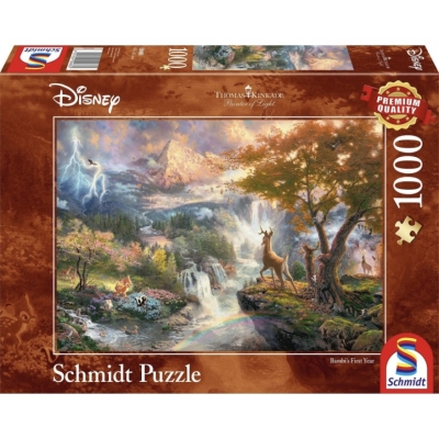 Thomas Kinkade puzzel - Bambi's First Year