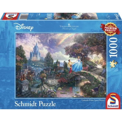 Thomas Kinkade puzzel - Cinderella Wishes Upon a Dream